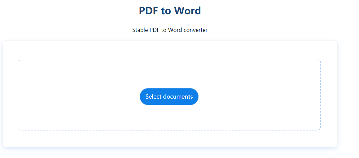 pdf to docx for free