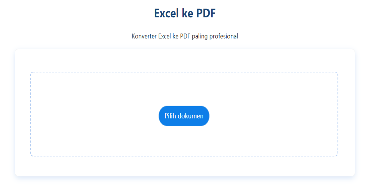 cara jadikan excel ke pdf 