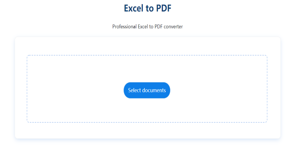 MS Excel to PDF
