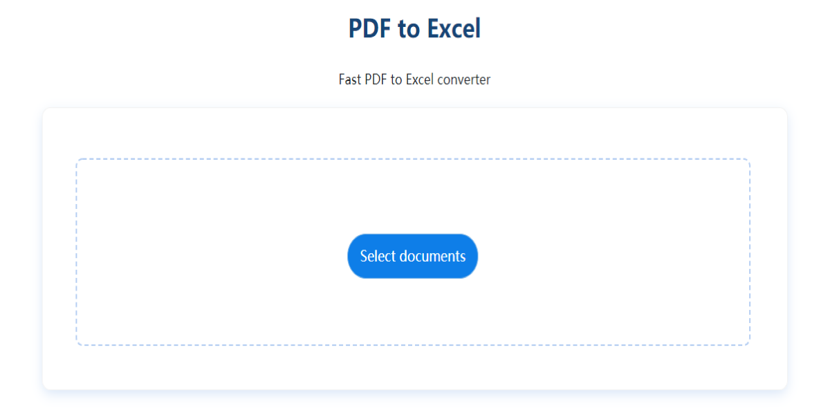 free file converter pdf to excel