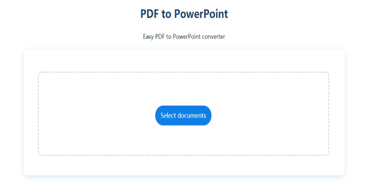 small pdf converter to ppt