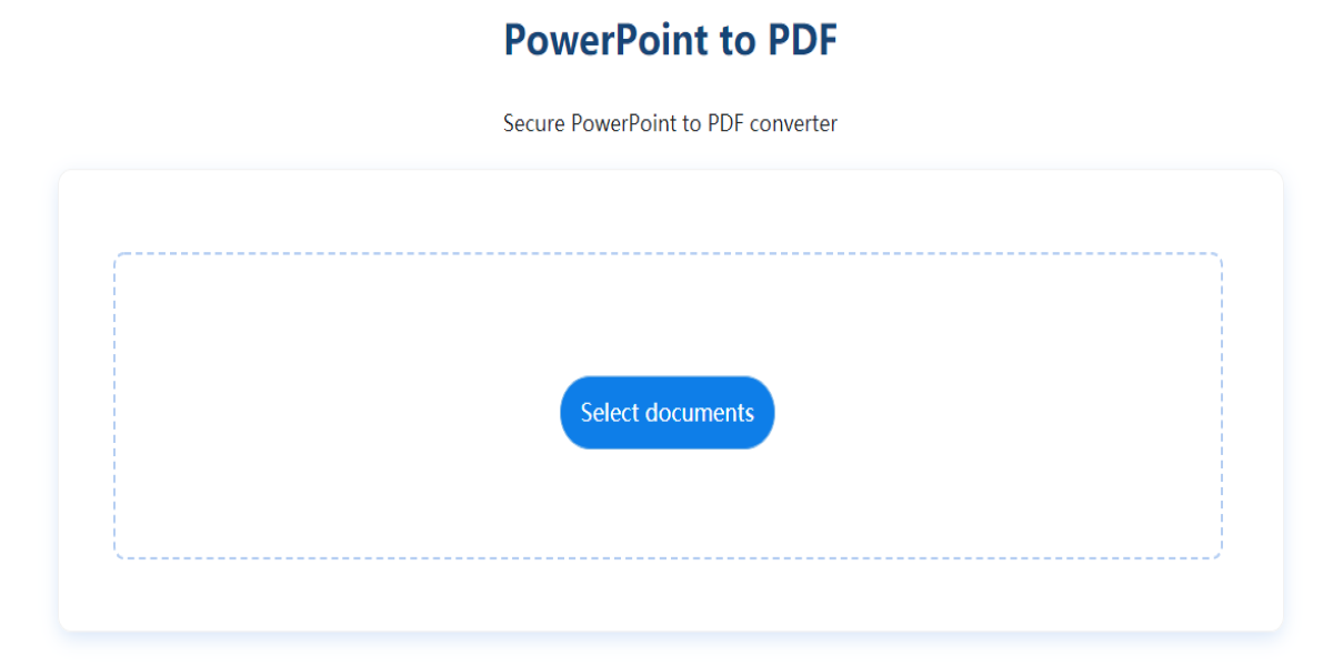 transform powerpoint to pdf