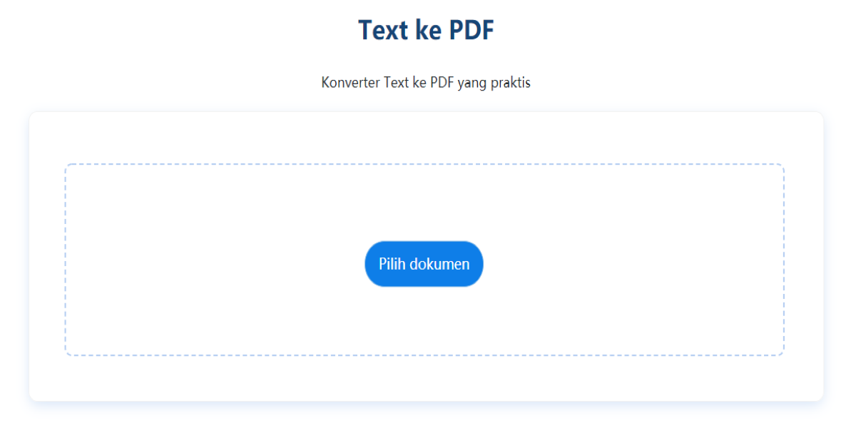 Text ke PDF