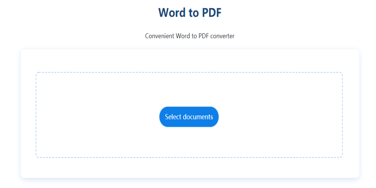 word to pdf free online conversion service