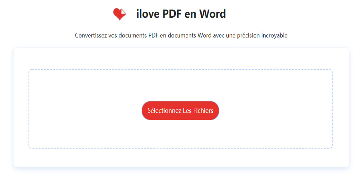 convertir pdf en word gratuit en ligne i love pdf