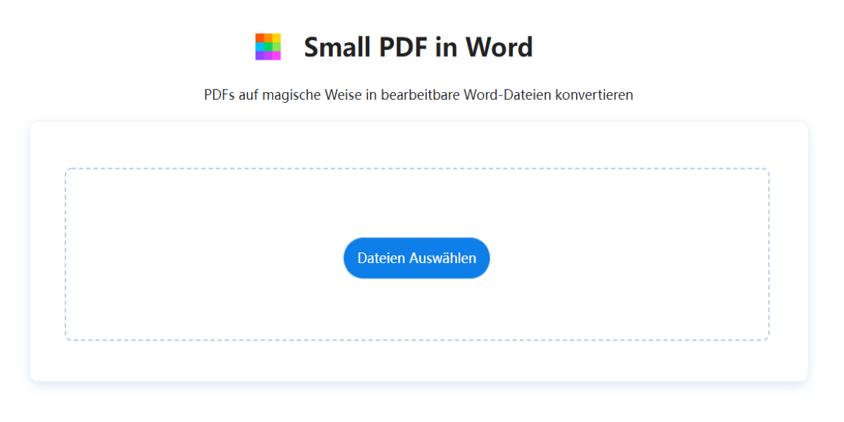 pdf in word umwandeln smallpdf