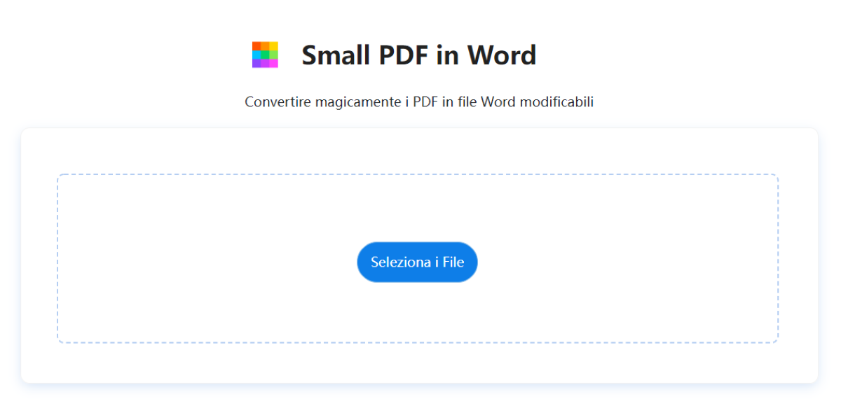 small pdf in word