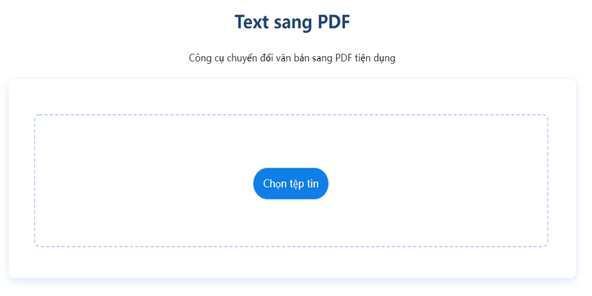 chuyển file txt sang pdf