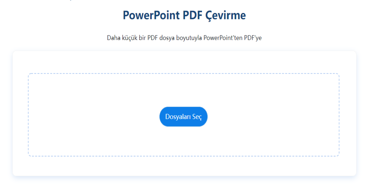 powerpoint pdf çevirme
