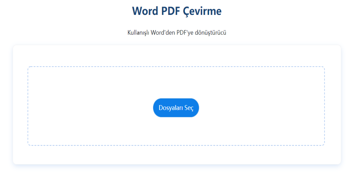 word pdf çevirme