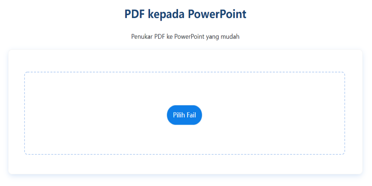 tukar pdf kepada powerpoint